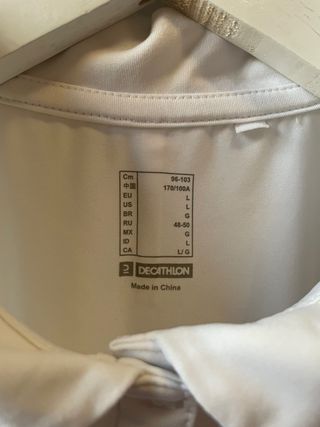 Equipación Golf Blanca Talla L