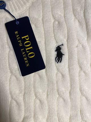 Jersey Polo Ralph Lauren Blanco Talla M