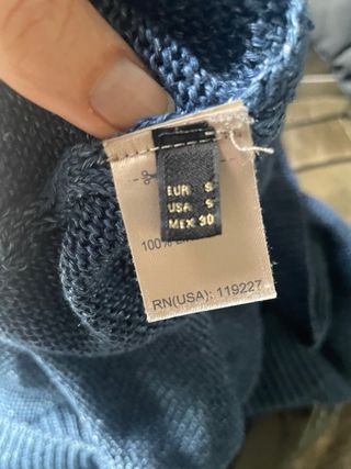 Chaleco Massimo Dutti Azul 