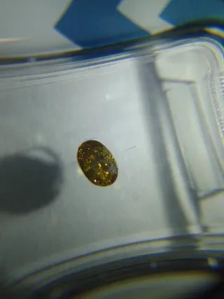 Diamante Natural Certificado IGI fancy yellow 0.28