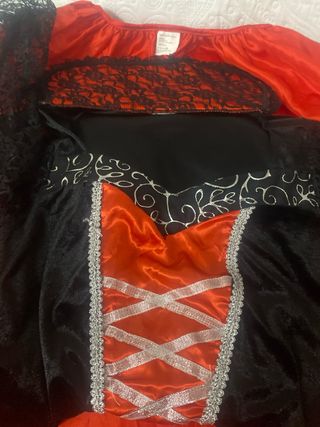 Disfraz Reina Negra y Roja Talla S