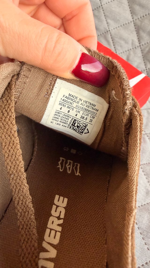 Zapatillas Converse de piel