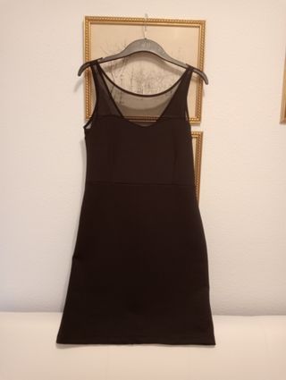 Vestido Sfera Negro Tul