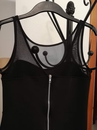 Vestido Sfera Negro Tul