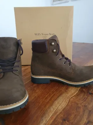 Botas veganas Will's Vegan Store marrones