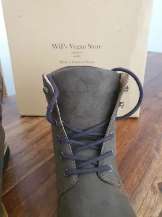 Botas veganas Will's Vegan Store marrones