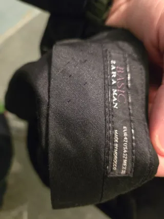 Traje Zara Hombre negro