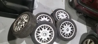 Llantas BBS 4x100 con neumáticos 90%