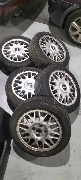 Llantas BBS 4x100 con neumáticos 90%