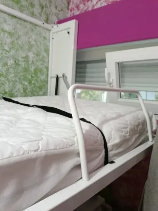 Litera abatible horizontal 90cm con escritorio