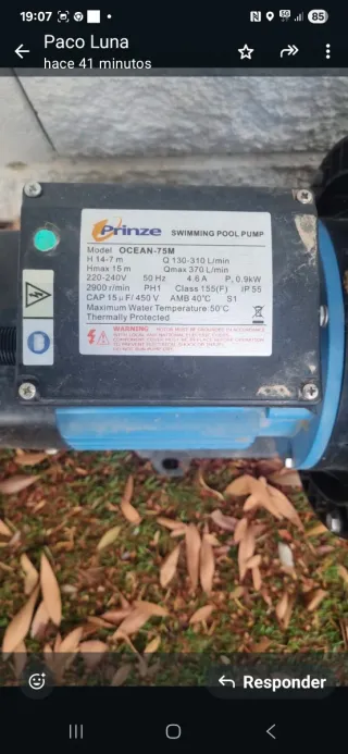 Bomba depuradora Ocean-75