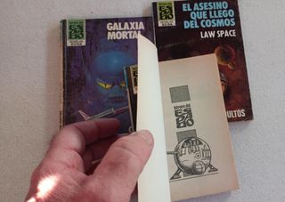 Novelas Héroes del Espacio 3 números