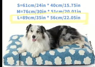 Cama perro protección espinal T 75 x 51 x 10 cm