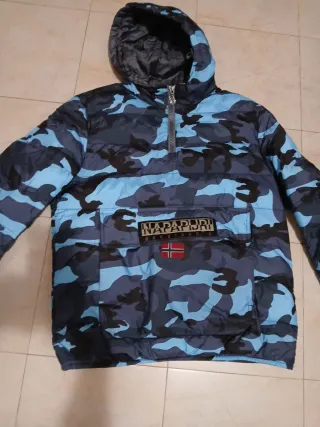 Giubbotto Napapijri camouflage blu