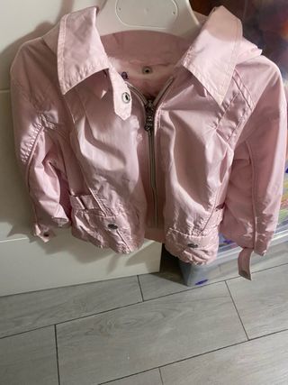 Chubasquero niña rosa 4-5 años