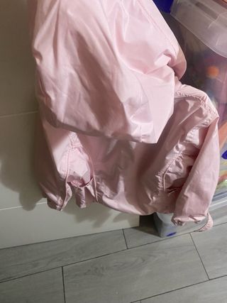 Chubasquero niña rosa 4-5 años