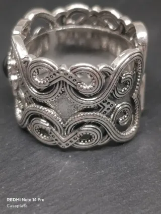 Anillo abierto plata S925 estilo Victoriano 350