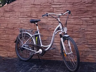 Bicicleta Eléctrica Paseo Plata Nueva