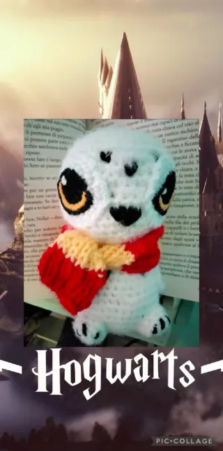 Edvige Amigurumi Peluche Harry Potter