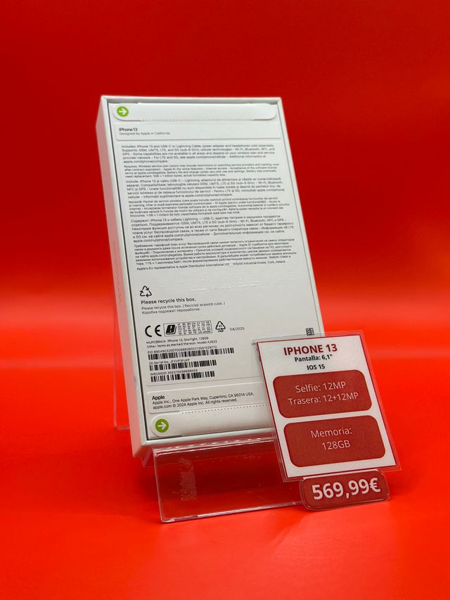 iPhone 13 128GB Blanco Precintado
