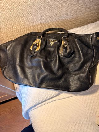 Bolso Prada Negro Piel