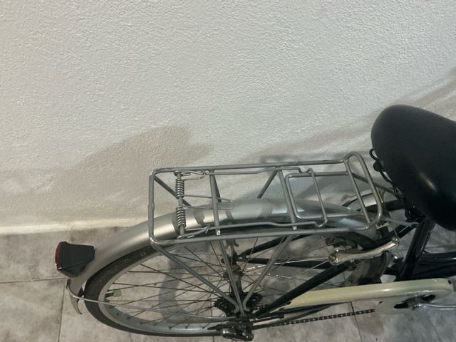 Bicicleta Clásica con Canasta y Luz