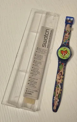 Orologio Swatch anni '90 Multicolor