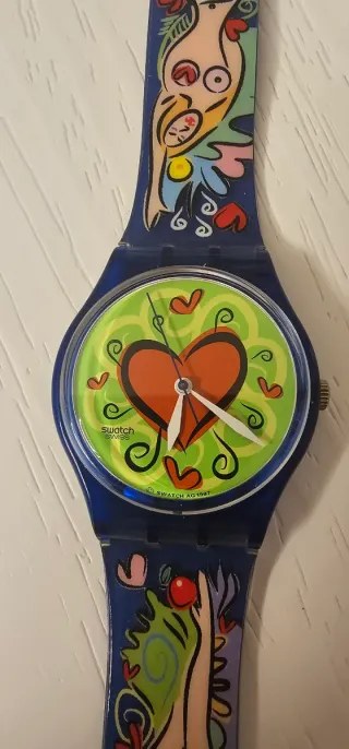 Orologio Swatch anni '90 Multicolor