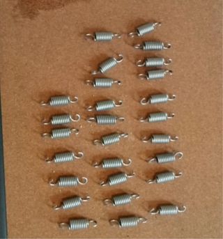 27 muelles metálicos 6cm