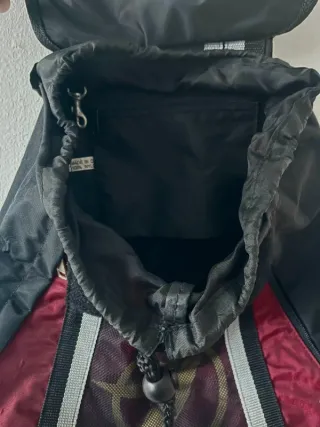 Mochila 55DSL Vintage Negra y Roja