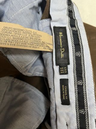 Pantalón Massimo Dutti Marrón