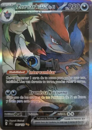 Carta Pokémon Zoroark-EX 185/159