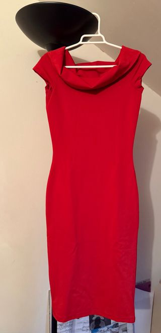 Vestido Rojo- Marca: Blanco- Talla S