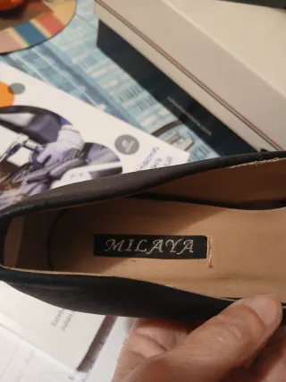 Zapatos Milaya Negros Mujer