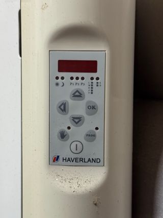 3 radiadores eléctricos de aluminio blanco