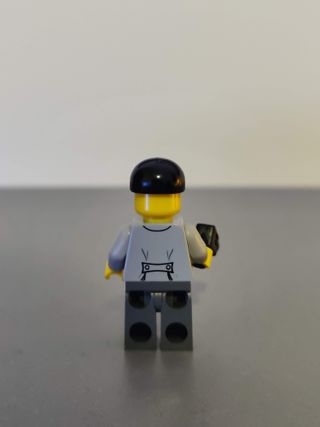 Lego Minifigure Ladro con Avvitatore