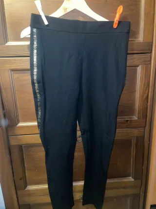 Leggings Zara Basic Neri Taglia L