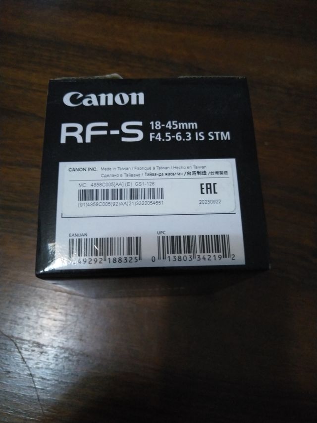 Nuevo! Objetivo Camara Canon RF-S 18-45m
