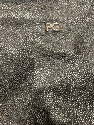 Bolso mano Purificación García Negro Tachuelas