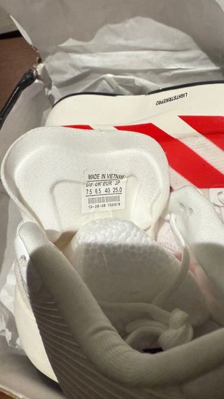 Scarpe da corsa Adidas Adizero rosse bianche