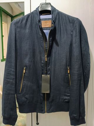 Chaqueta Lino Massimo Dutti Talla S