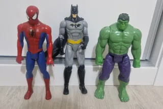 Bambole Supereroi (Spider-Man, Batman, Hulk)