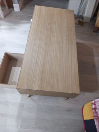 Mueble TV madera con cajones