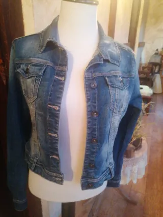 Cazadora Vaquera Stradivarius Mujer Talla L