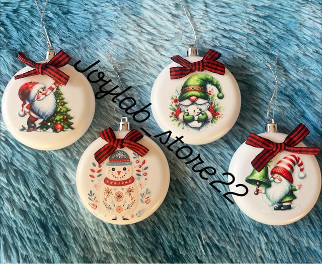 24 Addobbi Albero Natale (anche singolarmente)