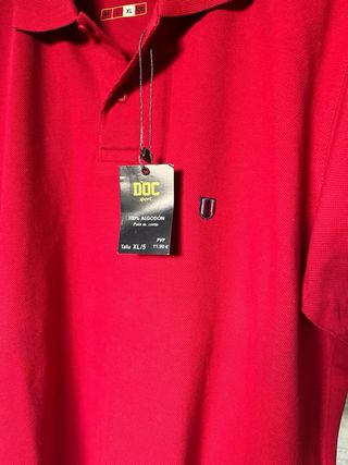 Polo DOC Rojo Talla XL