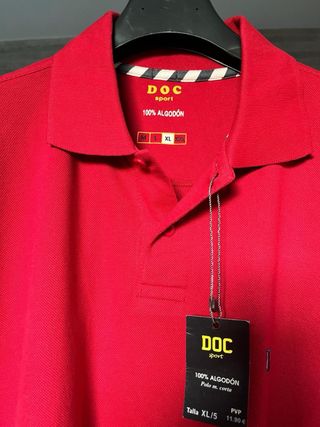 Polo DOC Rojo Talla XL