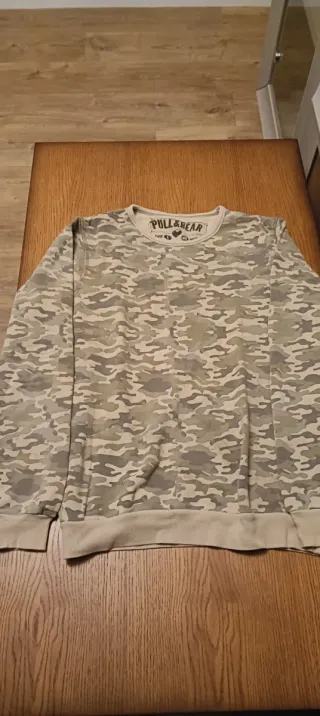 Sudadera Pull&Bear Camuflaje Militar