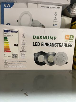 Pack 10 Focos LED Techo 6W