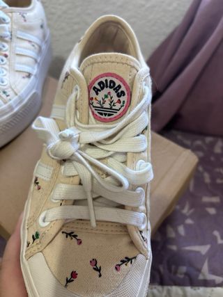 Scarpe Adidas Beige A Fiori Multicolor
